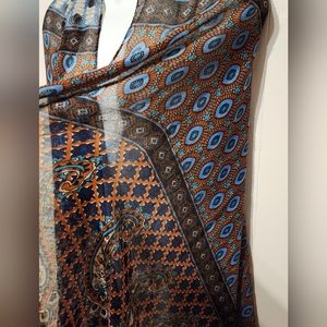 Simply‎ Noel Scarf Shawl Multicolor Lightweight Casual Fall A919